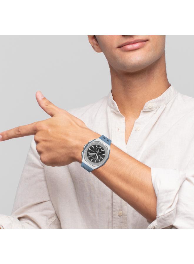 Quantum Men's Silicone Analog Watch HNG1170.360 - 46 mm - Image 5